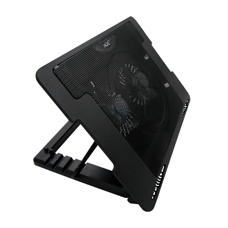 Base Disipadora de calor tipo Stand 2-VENT 4-POSIC 2XUSB NEGRA XUE® CS2V