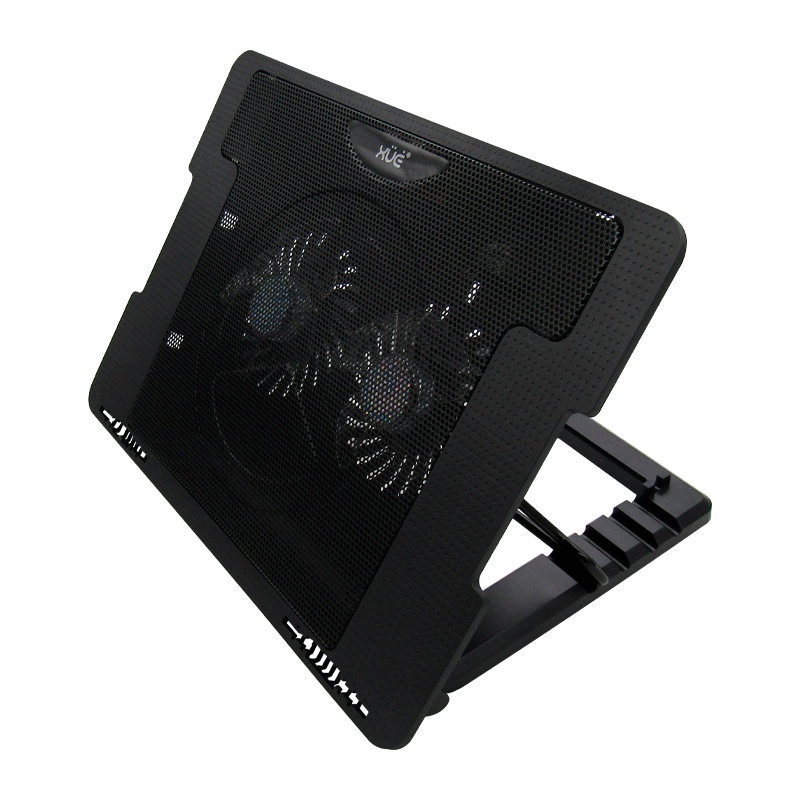 Base Disipadora de calor tipo Stand 2-VENT 4-POSIC 2XUSB NEGRA XUE® CS2V