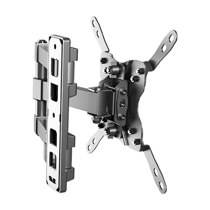 Soporte de Pared para TV 13-42” y 20kg Vesa 75x75-200x200 Metal, color negro, XUE® BAS1342