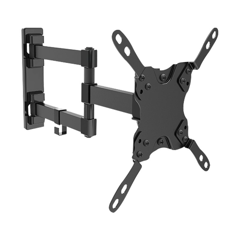 Soporte de Pared para TV 13-42” y 20kg Vesa 75x75-200x200 Metal, color negro, XUE® BAS1342