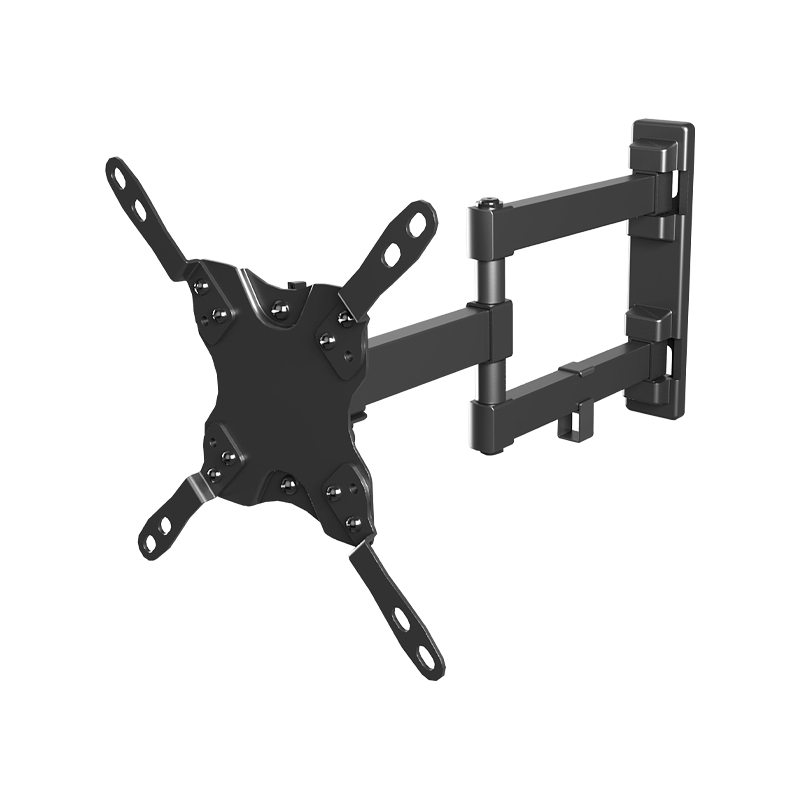 Soporte de Pared para TV 13-42” y 20kg Vesa 75x75-200x200 Metal, color negro, XUE® BAS1342