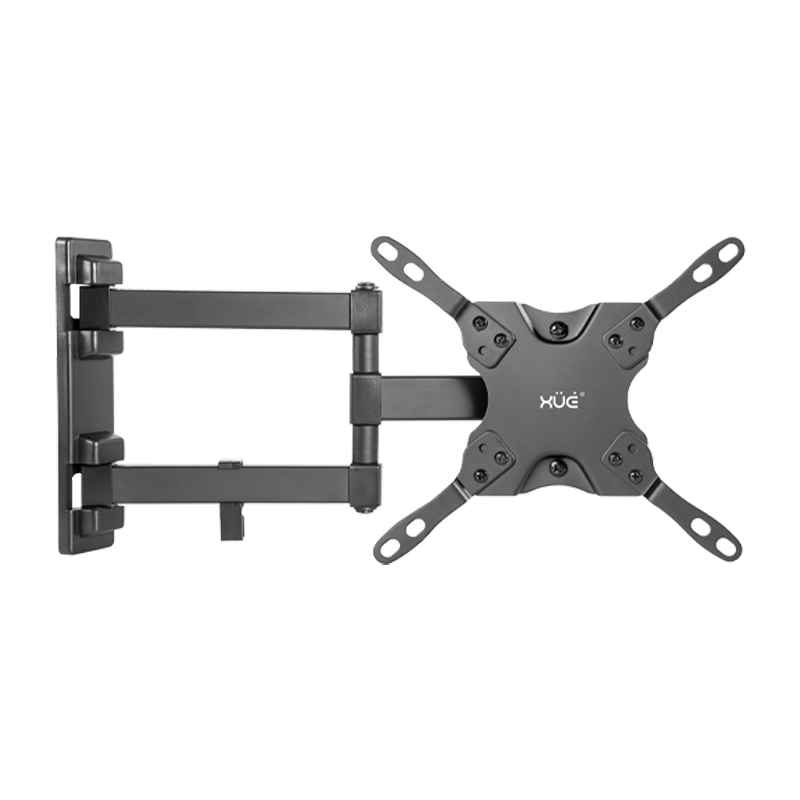 Soporte de Pared para TV 13-42” y 20kg Vesa 75x75-200x200 Metal, color negro, XUE® BAS1342