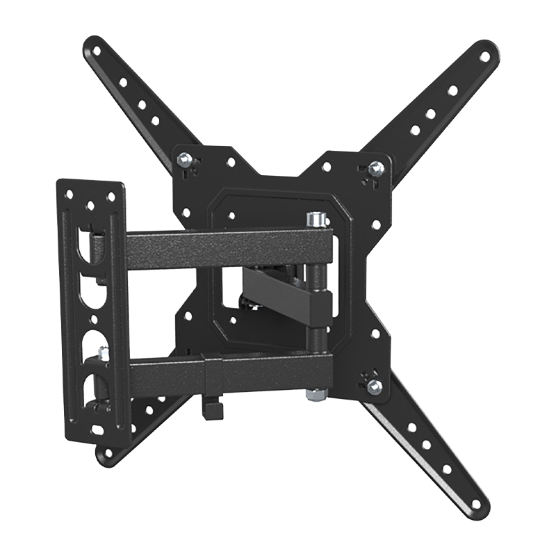 Soporte de Pared para TV 23-55” y 30kg Vesa 100x100-400x400 Metal, color negro, XUE® BAS2355