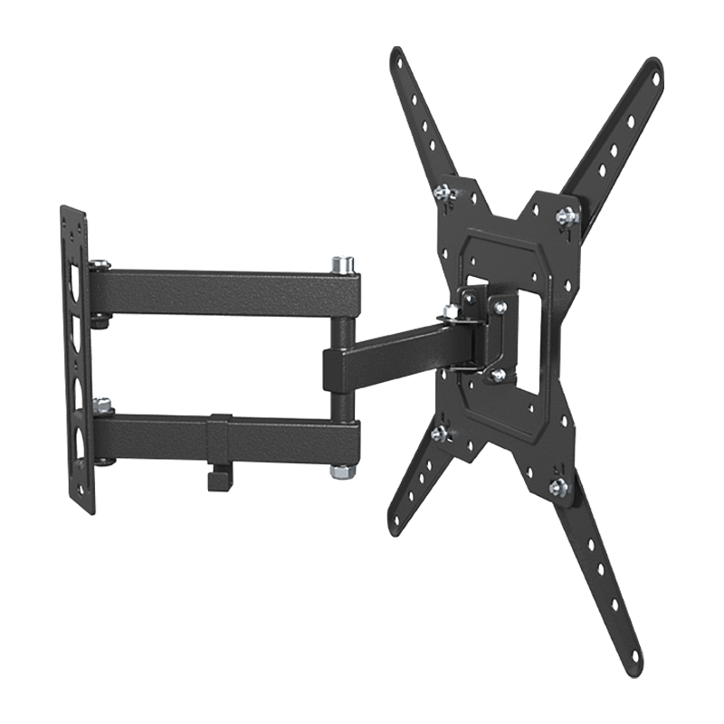 Soporte de Pared para TV 23-55” y 30kg Vesa 100x100-400x400 Metal, color negro, XUE® BAS2355