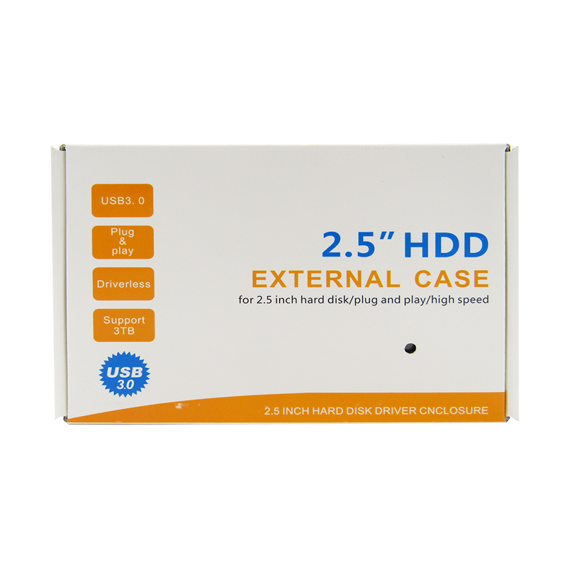 CAJA 2,5" SATA USB 3.0 Externa para Disco Duro y SSD Negra