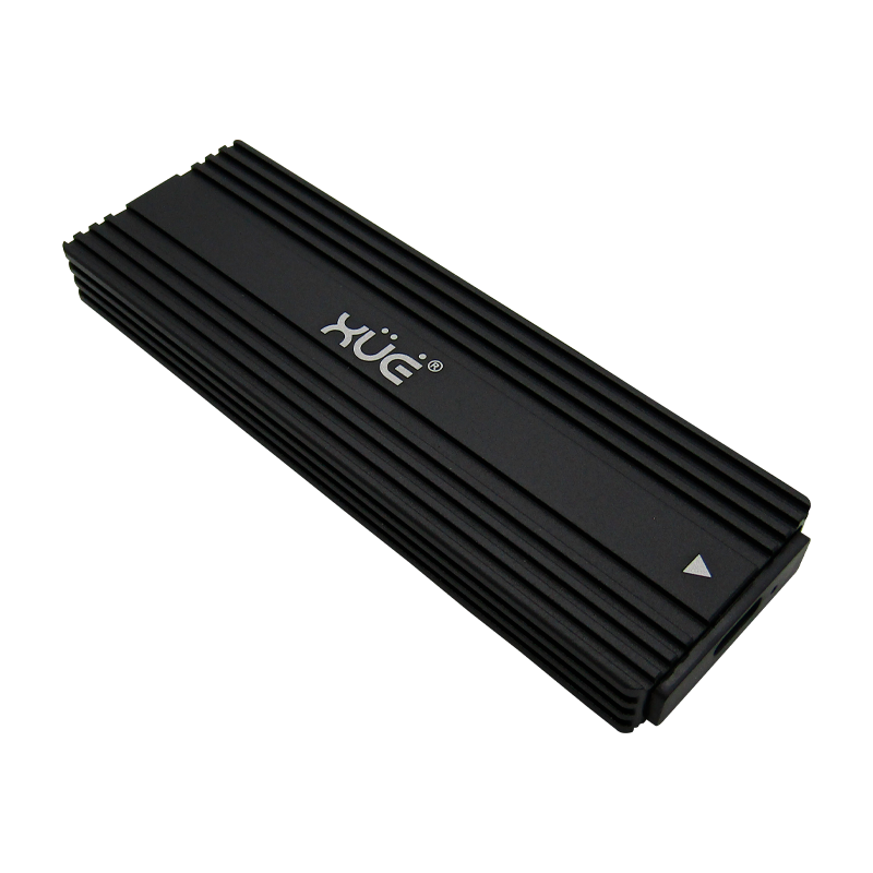 CAJA PCI-E NVME USB-C EXT SSD NVME KEY M & MSATA B+M KEY NEGRO 20Gbps XUE®