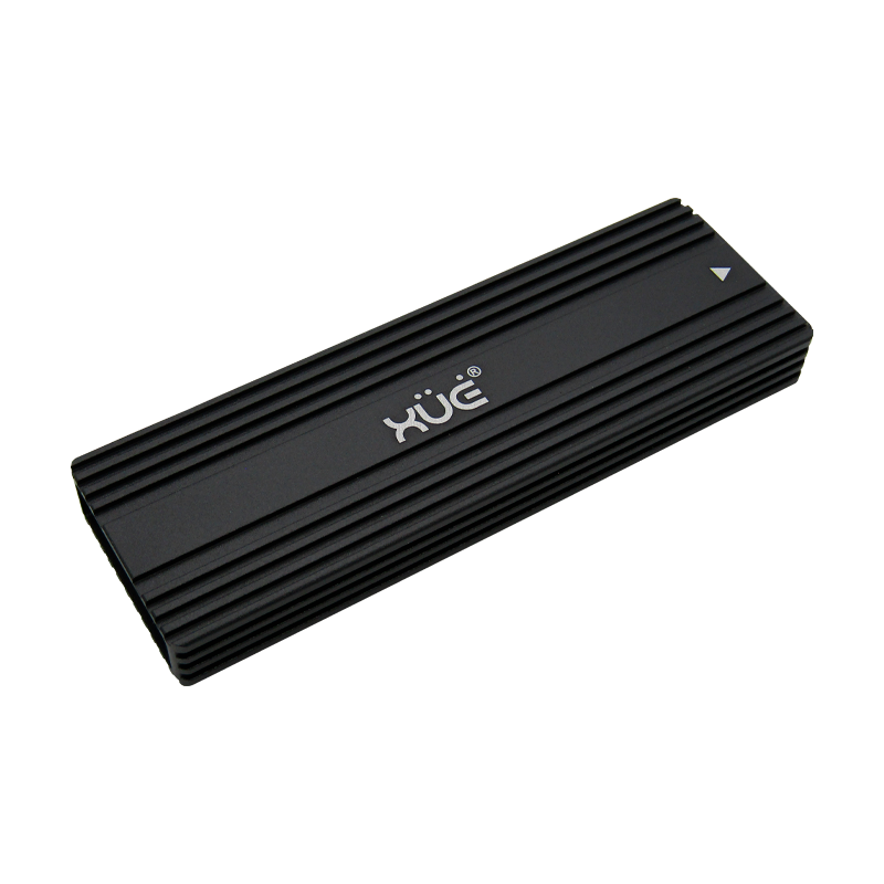 CAJA PCI-E NVME USB-C EXT SSD NVME KEY M & MSATA B+M KEY NEGRO 20Gbps XUE®