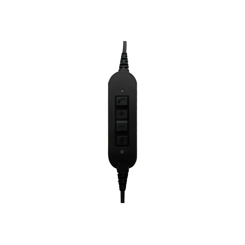 Diadema USB 2.0 GUV3000 MIC GIRATORIO NEGRA C/CONTROL EN CABLE, GRANDSTREAM