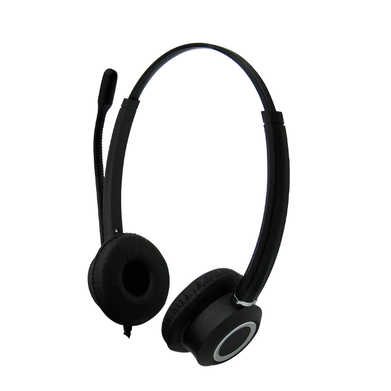 Diadema USB 2.0 GUV3000 MIC GIRATORIO NEGRA C/CONTROL EN CABLE, GRANDSTREAM