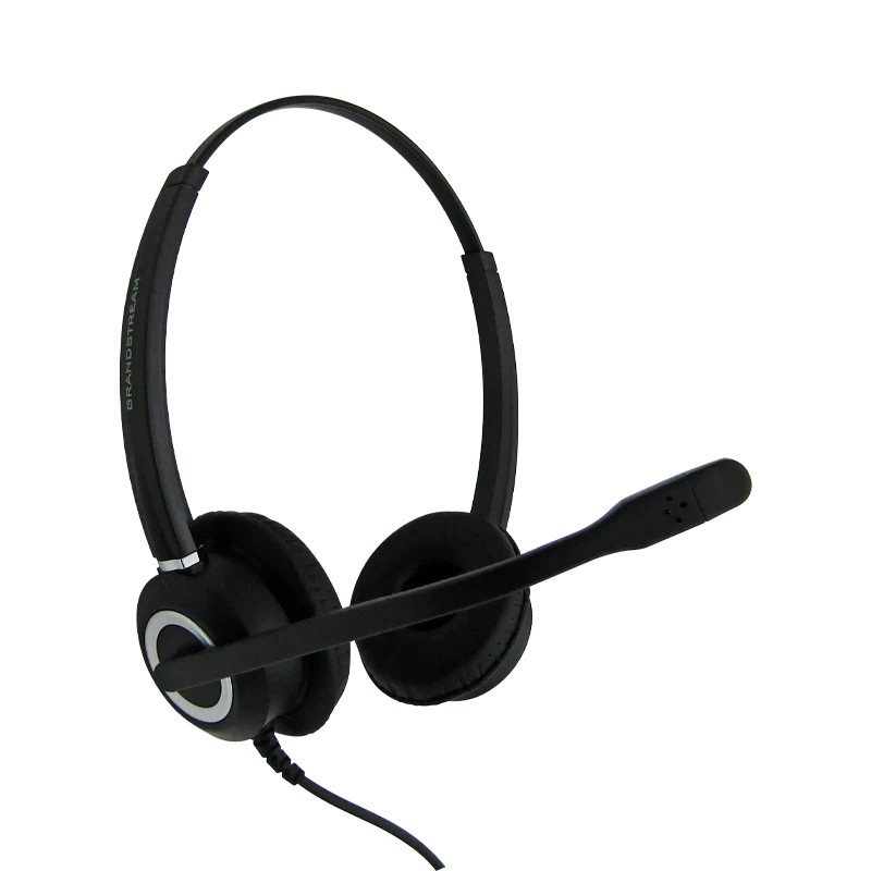 Diadema USB 2.0 GUV3000 MIC GIRATORIO NEGRA C/CONTROL EN CABLE, GRANDSTREAM