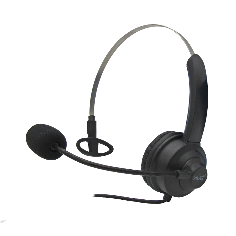 Diadema USB 2.0 XUE® U1 MONOAURAL METAL CON MIC/MUTE BUTTON/CONTROL EN CABLE 1.8M