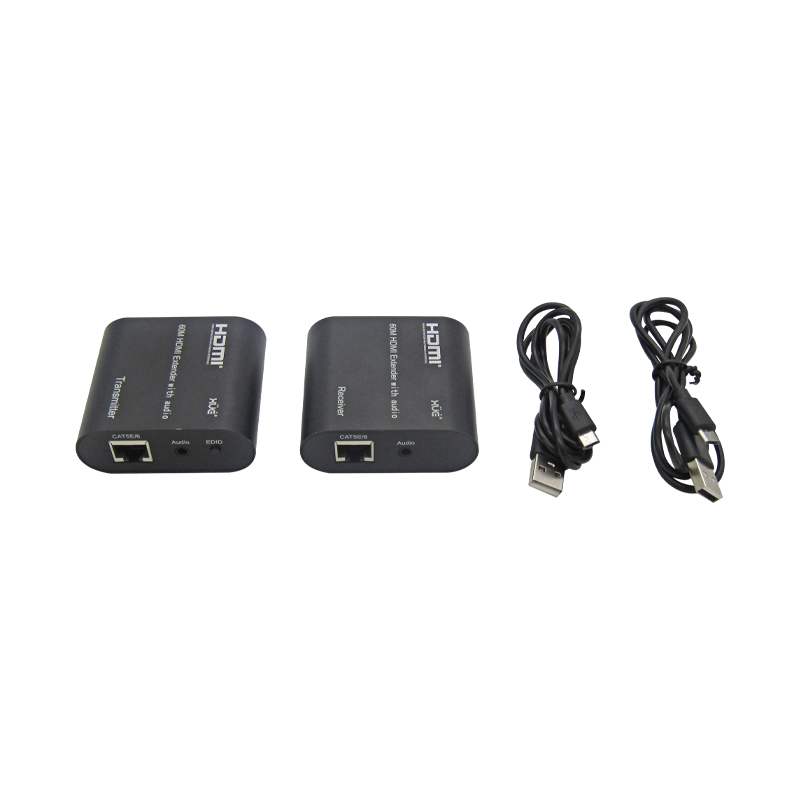 EXTENSOR HDMI 1080P 60M CON AUDIO RJ45 CAT5E/6