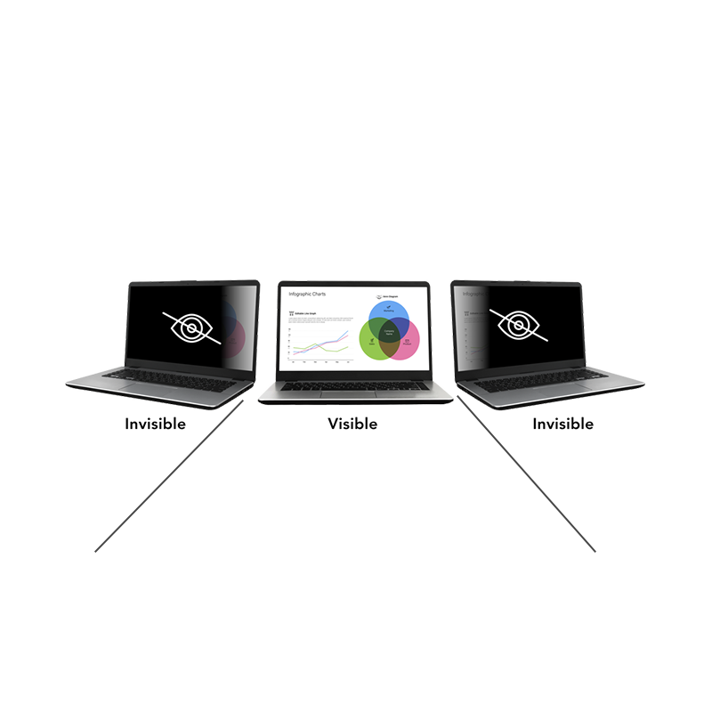 Filtro de privacidad para pantallas de laptops 14" 16:9 XUE®