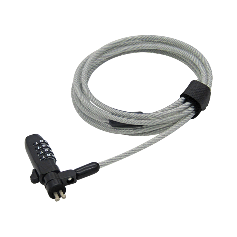 Guaya de Seguridad para portátil de 4-DIGITOS 2mts 4mm Slot NANO XUE® (Clave)