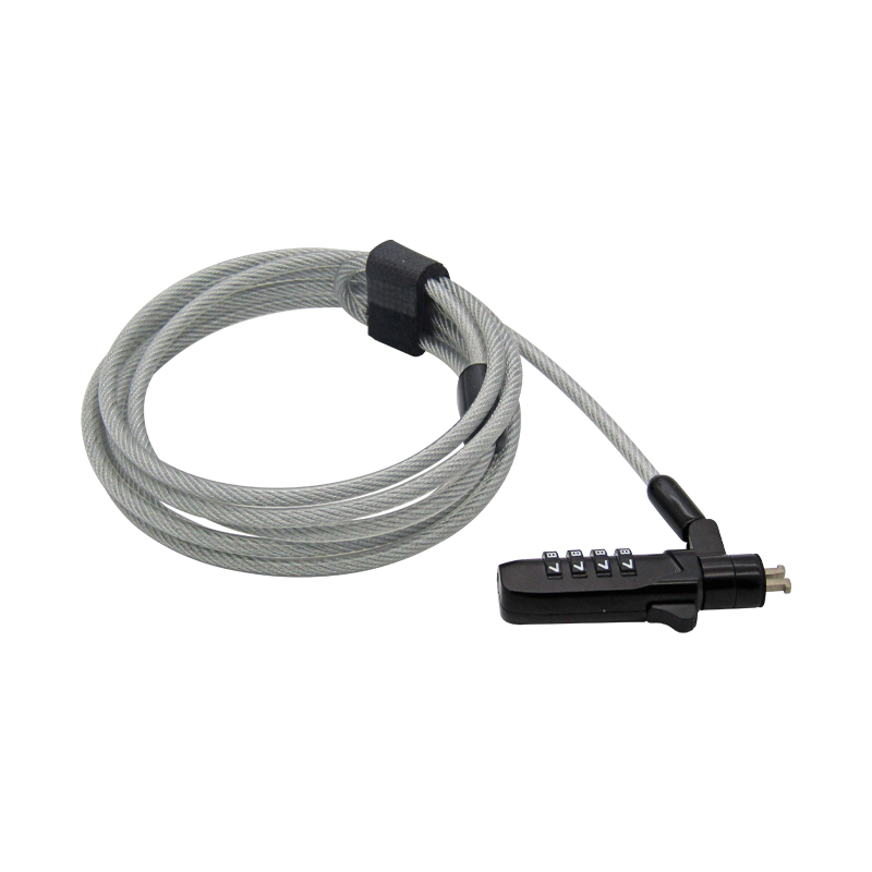 Guaya de Seguridad para portátil de 4-DIGITOS 2mts 4mm Slot NANO XUE® (Clave)