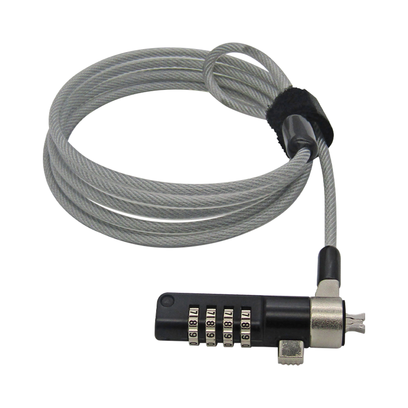 Guaya de Seguridad 4-DIGITOS 2MT/4.2MM Noble Wedge para Laptops Dell