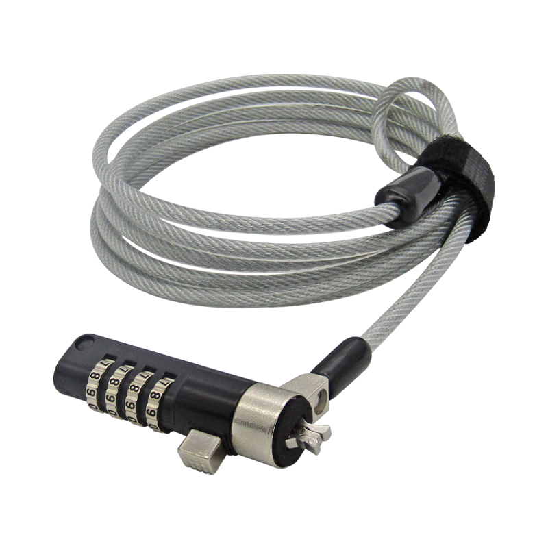 Guaya de Seguridad 4-DIGITOS 2MT/4.2MM Noble Wedge para Laptops Dell