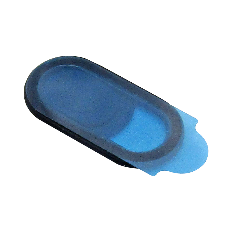 PACK 20UN PROTECTOR DESLIZANTE PARA CÁMARA, 9 X 18MM, ADHESIVO, NEGRO, LAPTOP/TABLET/SMARPHONE