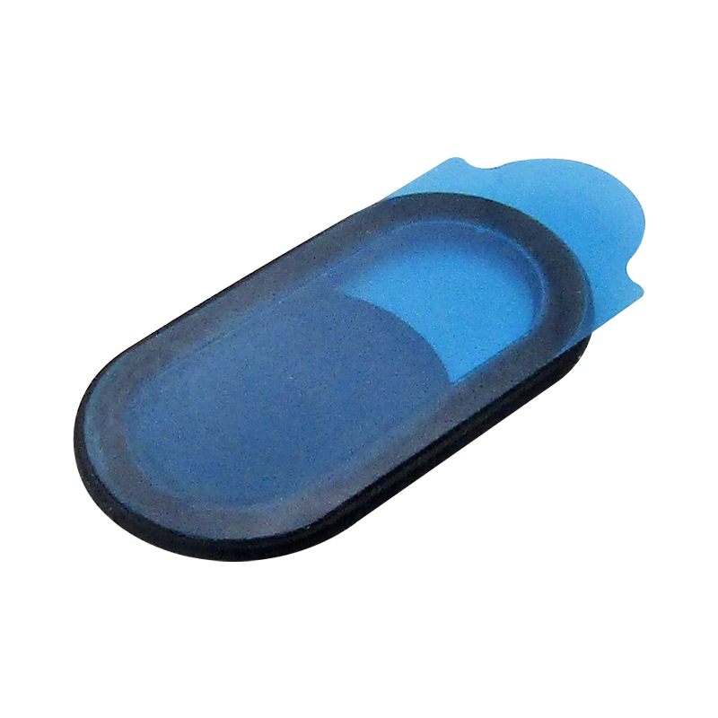 PACK 20UN PROTECTOR DESLIZANTE PARA CÁMARA, 9 X 18MM, ADHESIVO, NEGRO, LAPTOP/TABLET/SMARPHONE