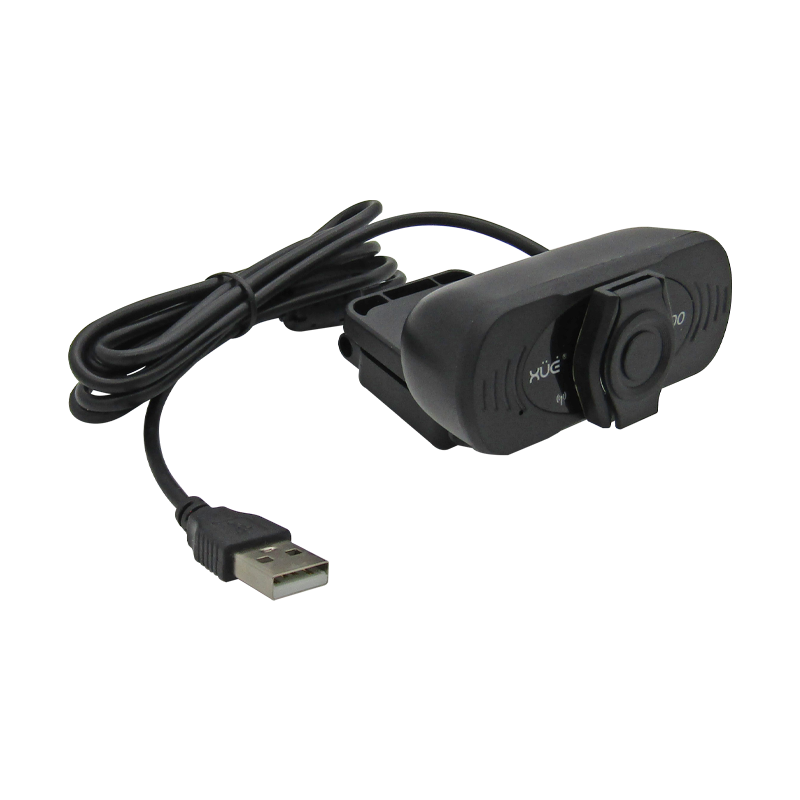 Cámara Webcam USB 2.0 HD 1080P 1920x1080, Mic Digital, color Negro XUE® C400