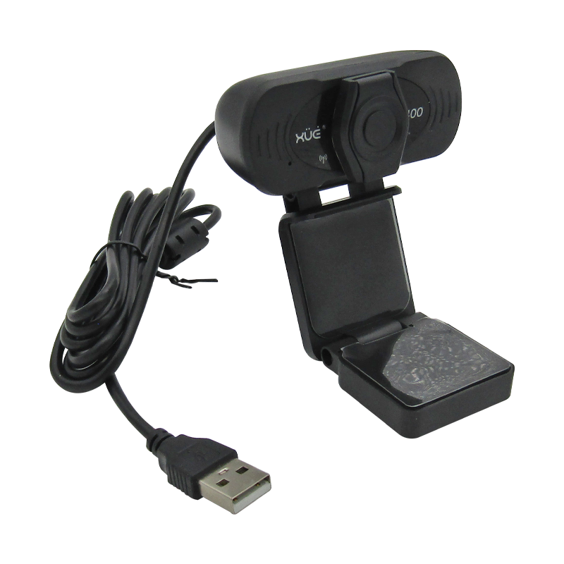 Cámara Webcam USB 2.0 HD 1080P 1920x1080, Mic Digital, color Negro XUE® C400