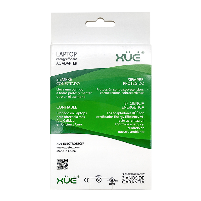 Cargador de corriente XUE® para portátil HP 19.5V-2.31A 45W (Punta azul) / 4.5*3.0