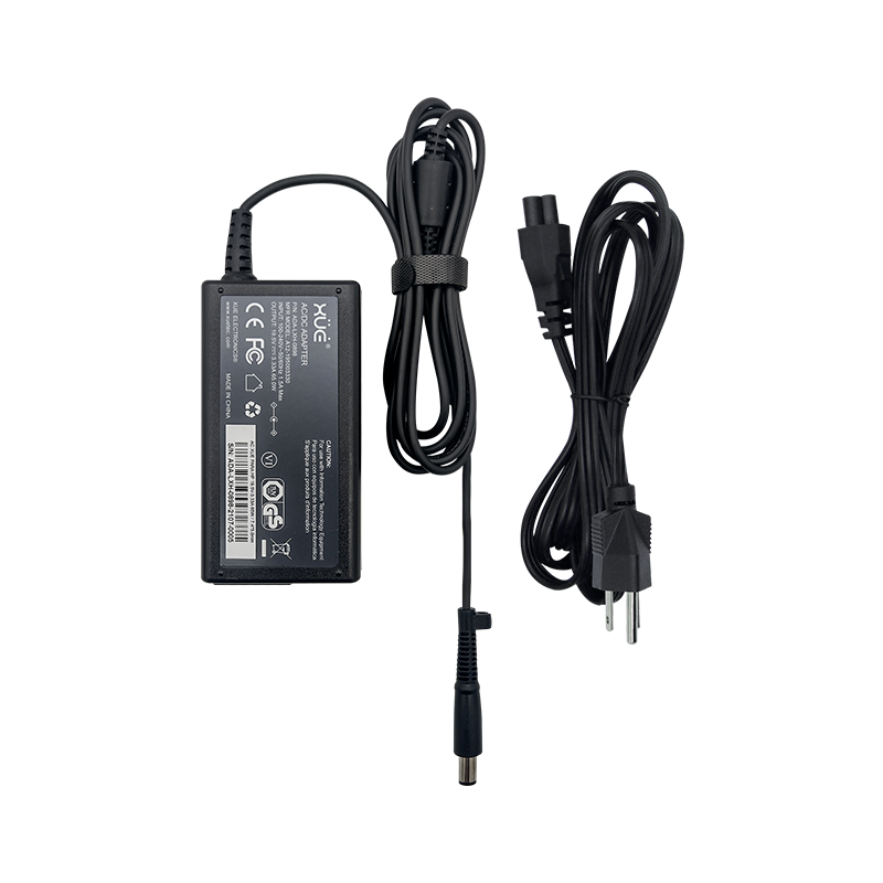 Cargador de corriente XUE® para portátil HP 19.5V-3.33A 65W PIN CENTRAL /7.4*5.0