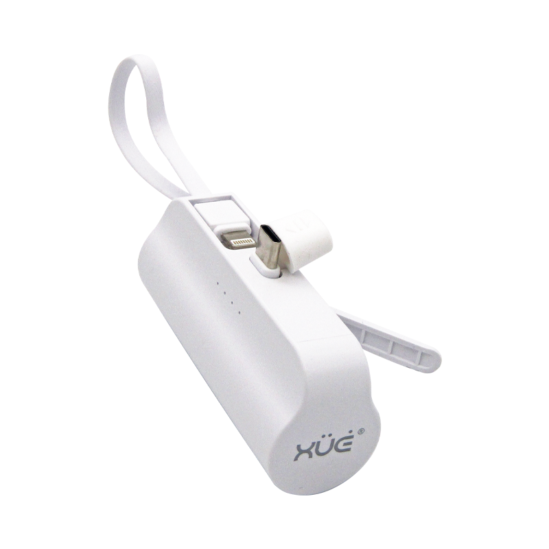 Batería para SMARTPHONE USB-C / CBL LIGHTNING 4.000MAH OUTPUT 5V-2.1A 10W (BLANCO)