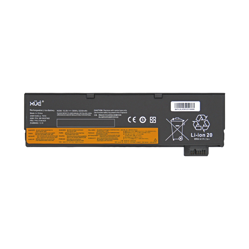 Batería XUE® para portátil Lenovo T470 T570 10.8V-5200MAH 56WH 01AV425