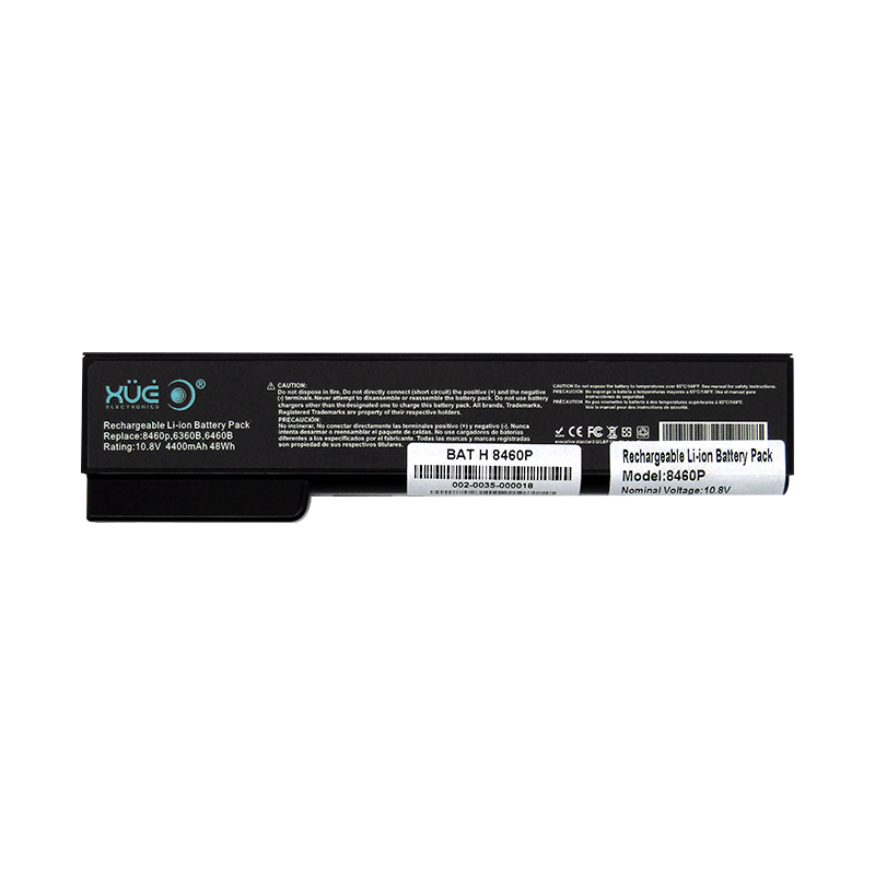 Batería XUE® para portátil HP 8460P 6460B 6360T 11.1V-4400MAH CC09