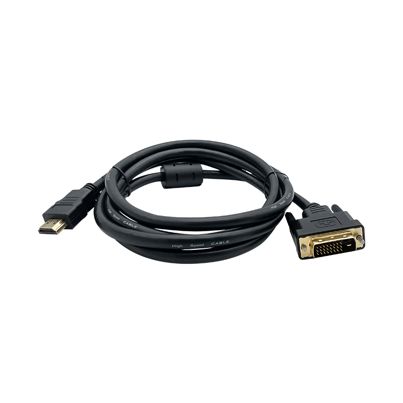 Cable DVI-D 24+1/24+5 macho a HDMI macho 4K 60HZ 3840×2160 1.8M  C/FILTROS (Bi Direccional) XUE®