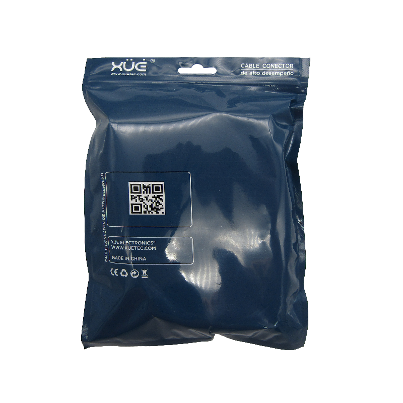 Cable HDMI V2.1 4320P 8K 3M MACHO A HDMI MACHO NEGRO 19+1 30AWG OD 6.0MM XUE®