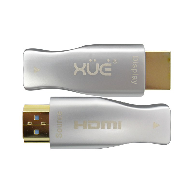 Cable HDMI-FIBRA Optica 2.0 2160P 4K @ 60HZ 50M Macho a Macho Negro XUE®