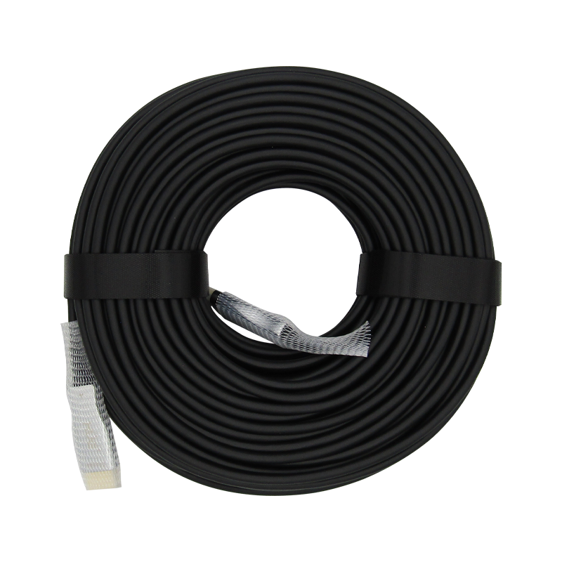 Cable HDMI-FIBRA Optica 2.0 2160P 4K @ 60HZ 50M Macho a Macho Negro XUE®