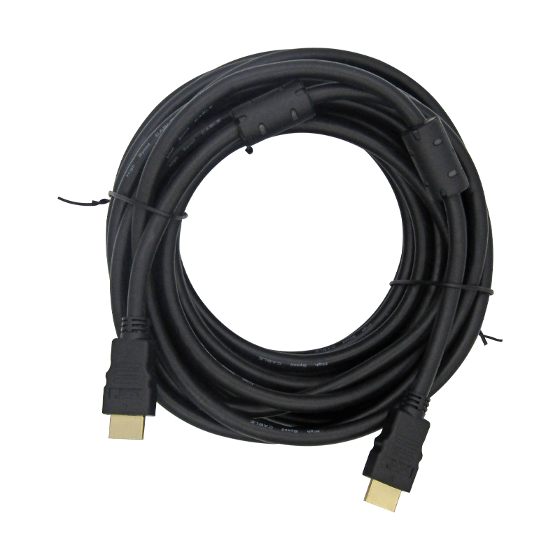 Cable HDMI v2.0 2160p 10M Macho a HDMI Macho Negro 4K 3D 19+1 26AWG OD 7.3MM CON FILTROS XUE®