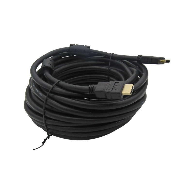 Cable HDMI v2.0 2160p 10M Macho a HDMI Macho Negro 4K 3D 19+1 26AWG OD 7.3MM CON FILTROS XUE®