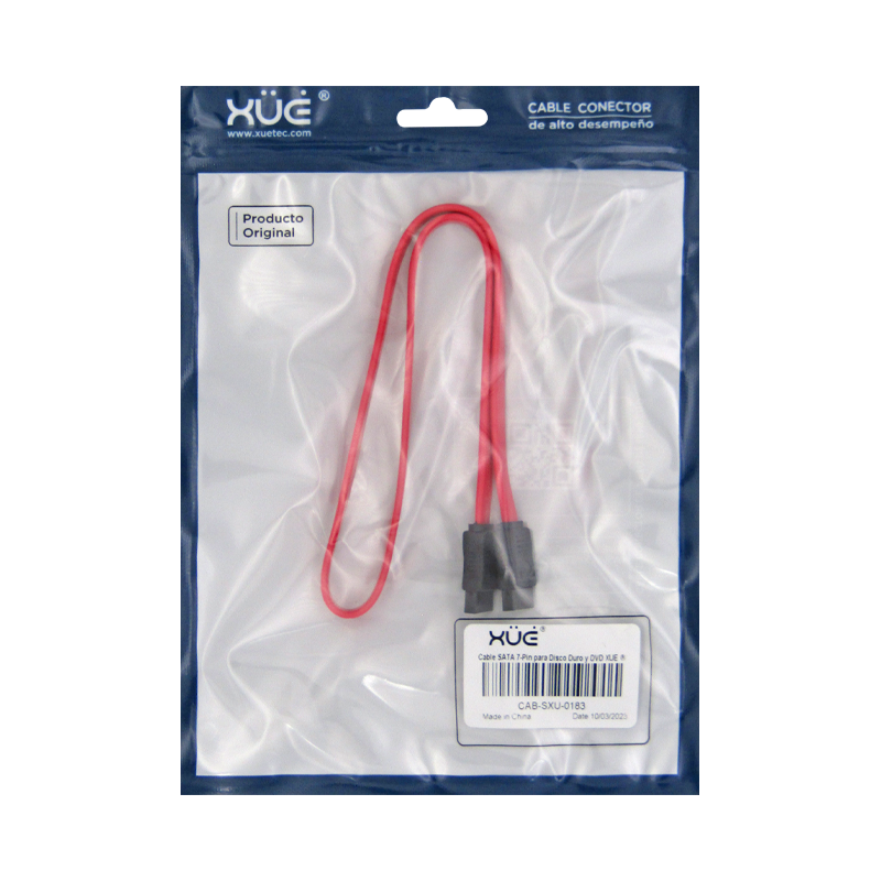 Cable SATA 7-Pin para Disco Duro y DVD-RW