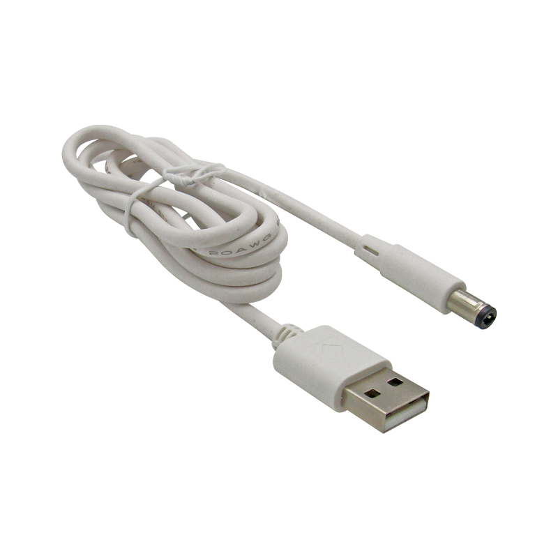 Cable  USB-A A 5.5*2.5*10mm 1.2M BLANCO XUE®