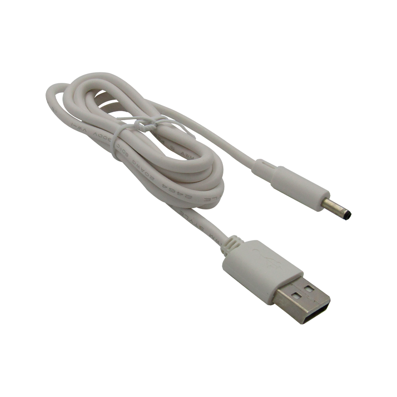 Cable USB-A A 3.5*1.35*10MM 1.2M BLANCO XUE®