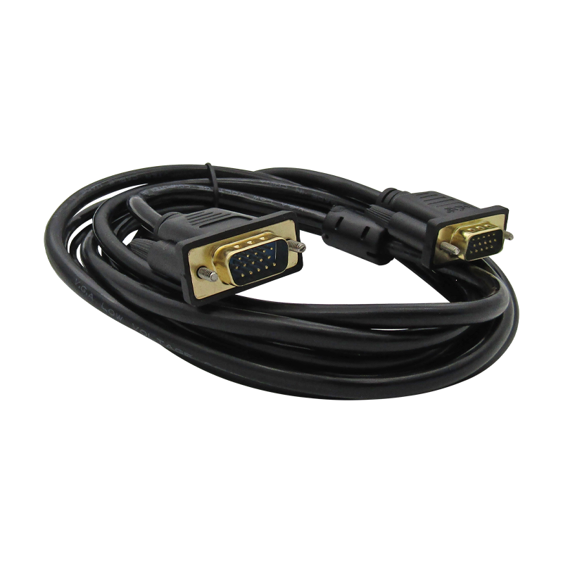 Cable VGA 3M HDB15 Macho a HDB15 Macho 15-Pines (3+4) 30AWG CU OD:6.0mm c/filtros XUE®