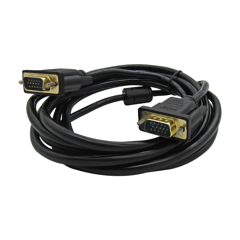 Cable VGA 3M HDB15 Macho a HDB15 Macho 15-Pines (3+4) 30AWG CU OD:6.0mm c/filtros XUE®