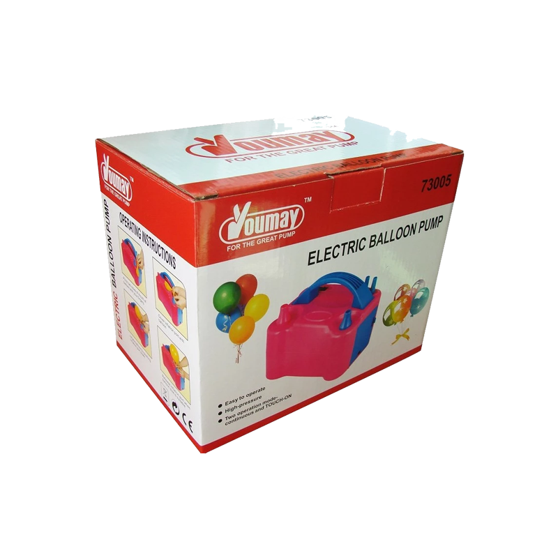 Inflador de globos látex eléctrico, doble boquilla, marca XUE®