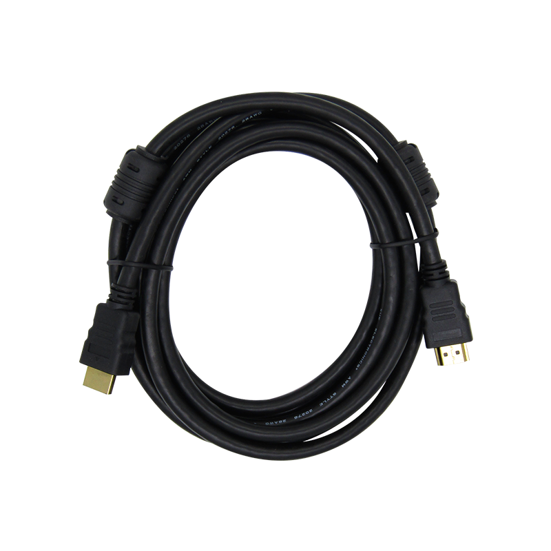 Cable HDMI 4K 2160P V2.0 1.8M MACHO A HDMI MACHO NEGRO 19+1 28AWG OD 7.3MM CON FILTROS XUE®