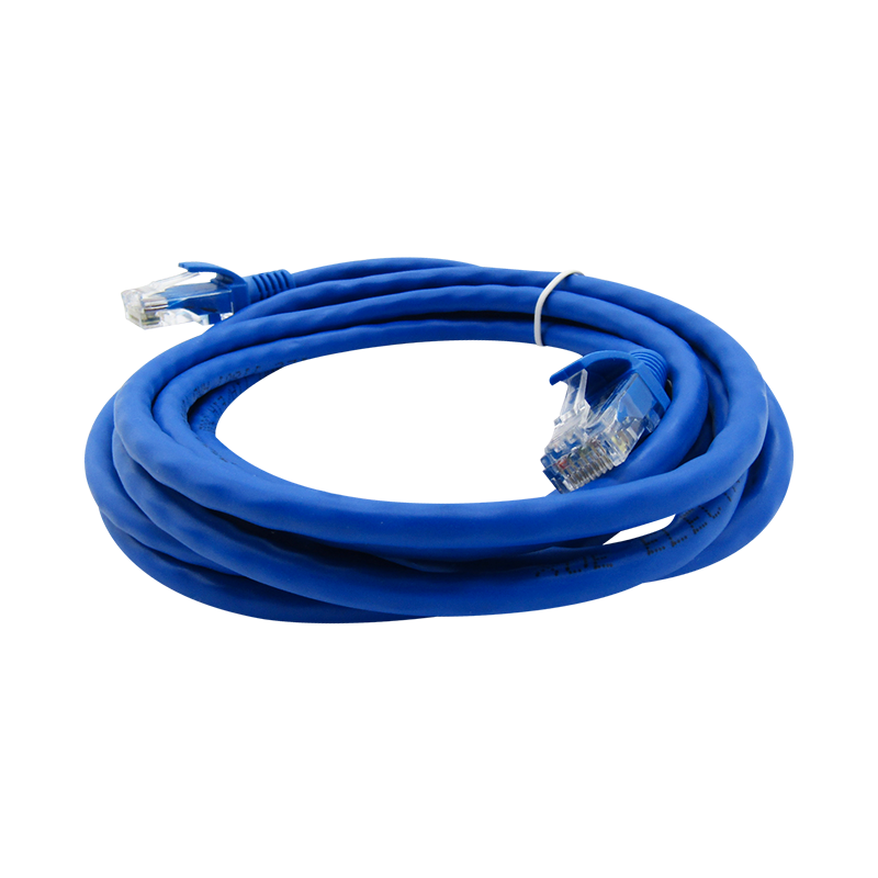 Cable Patchcord UTP CAT6E 5m 26AWG CCA PVC Azul XUE®
