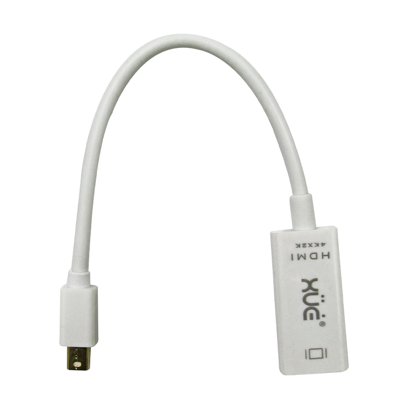 Convertidor Mini-Displayport Macho a HDMI Hembra Mac (Blanco) marca XUE®