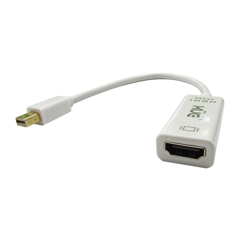 Convertidor Mini-Displayport Macho a HDMI Hembra Mac (Blanco) marca XUE®