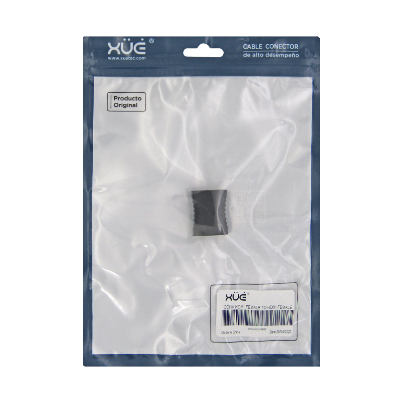 Convertidor Union HDMI Hembra a HDMI Hembra 2160P 4K marca XUE®