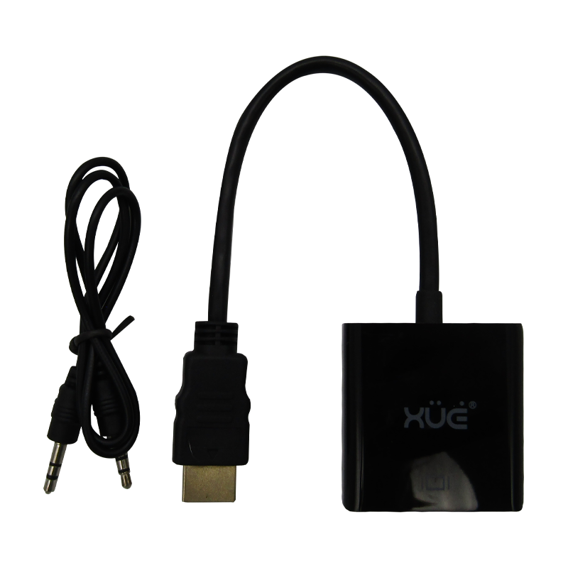 Convertidor HDMI a VGA HD 1920x1080P con Audio marca XUE®