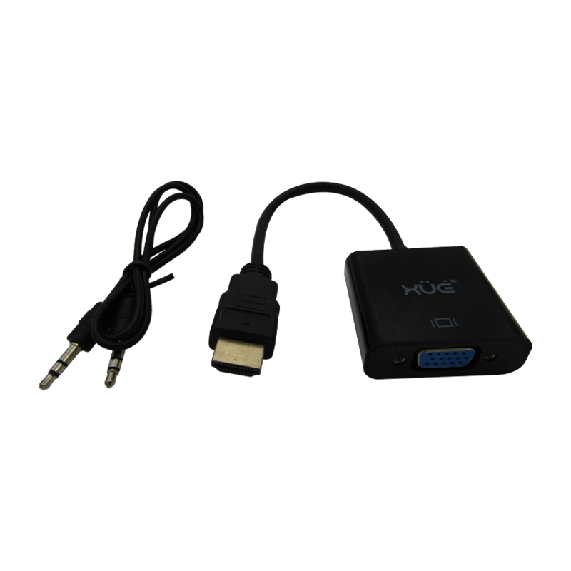 Convertidor HDMI a VGA HD 1920x1080P con Audio marca XUE®