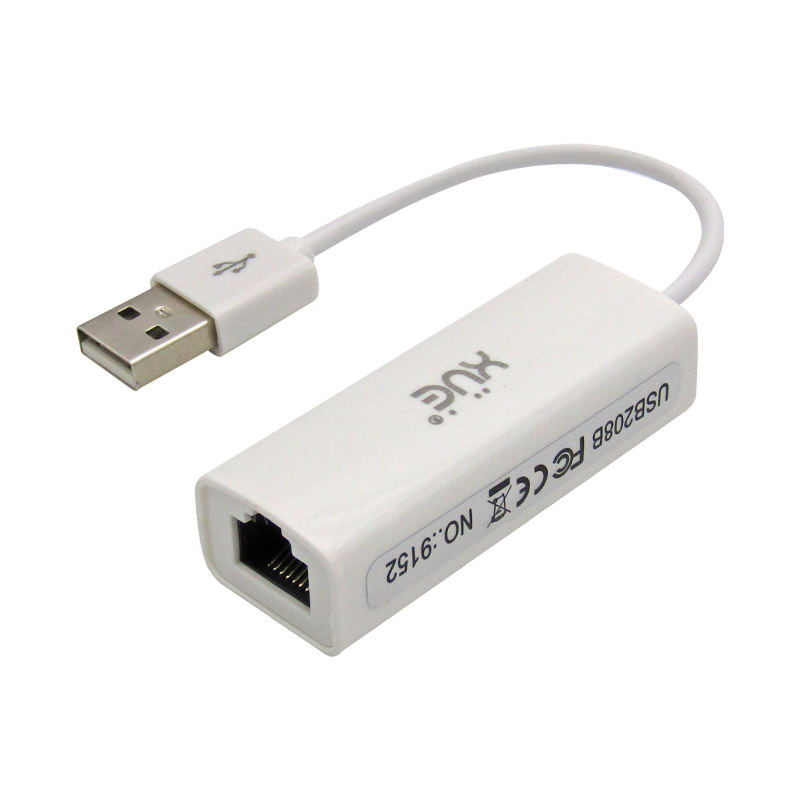 Convertidor USB 2.0 A LAN 10/100 RJ45 BLANCO CH9152 XUE®
